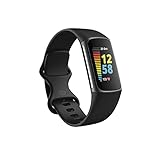Image of Fitbit Charge 5 Activity Tracker with 6-months Premium Membership Included, up to 7 days battery life and Daily Readiness Score,Graphite/Black