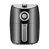Image of Tower T17023 Vortx Manual Air Fryer Oven with Rapid Air Circulation and 30 Min Timer, 2.2 Litre, Black