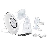 Image of NUK First Choice+ Electric Breast Pump with LED Display, Programmable with Memory Function, Including Milk Container (150 ml)