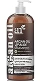 Image of ArtNaturals Moroccan Argan Oil Shampoo - (16 Fl Oz / 473ml) - Moisturizing, Volumizing Sulfate Free Shampoo for Women, Men and Teens - Used for Colored and All Hair Types, Anti-Aging Hair Care