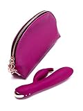 Image of Ann Summers Whisper Quiet G-Spot Vibrator for Women with Cosmetic Storage Bag | Petite Rabbit Massager - 10 Powerful Functions | Rechargeable Adult Sex Toy | Pink