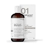 Image of Scandinavian Biolabs Hair Strength Shampoo for Women | All-Natural Formula to Strength Hair with a Gentle Cleanse | Moisturize Scalp & Hair, Eliminate Greasiness, No Sulfate (Hair Growth)