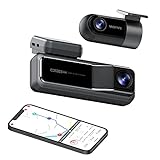 Image of Miofive Front and Rear Dash Camera, 4K + 2K Dual Dash Cam with 5G Wifi, GPS, Speed, 2160 UHD Recorder, Built-In 128G eMMC Storage, Night Vision, Motion Detection, G Sensor Powered by Super Capacitor