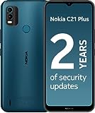 Image of Nokia C21 Plus Smartphone with 6.5" HD+ Display, Toughened Glass, 2-Day Battery Life, 13MP Dual-Camera with HDR, Panorama & Beautification, Clean OS, 2 Years Security Updates, Dual-Sim - Cyan
