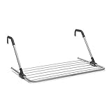 Image of Brabantia Radiator Airer and Hanging Drying Rack - 4.5 m, Grey