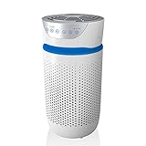 Image of HoMedics Air Purifier with HEPA Type & Carbon Filters, Compact Purifiers Filtration with Night Mode, Removes Allergens, Pet Dander, Smoke, Cooking, Mould Spores & Germs, Ionizer Releases Negative Ions