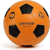 Image of Chastep 8" Foam Football Indoor/Outdoor Perfect for Kids or Beginner Play and Exercise Soft Kick & Safe (Orange Black)