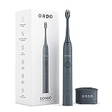 Image of Ordo Sonic Electric Toothbrush Advanced Smart Tech with 4 Brushing Modes Fast Rechargeable Battery and Silicone-Polishing Element USB Charger for Adults Black Charcoal Grey