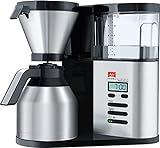 Image of Melitta Aroma Elegance Therm Deluxe, Black/Brushed Steel