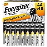 Image of Energizer AA Batteries, Alkaline Power, 48 Pack, Double A Battery Pack - Amazon Exclusive