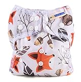 Image of Mother-ease Wizard Uno All in One Stay Dry Nappy (Foxy, ONE Size)