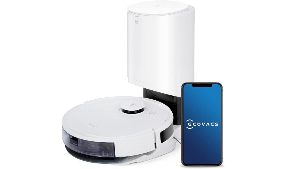 Ecovacs Deebot N8+ on a white background 