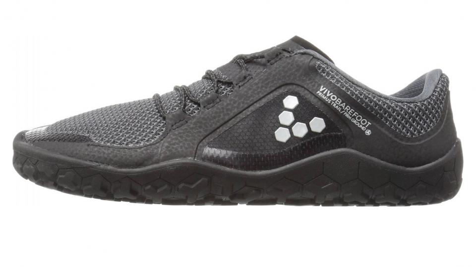 VivoBarefoot Primus Trail walking shoes in black