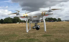 DJI Phantom 3 Professional - drone in flight